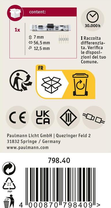 Image du produit Paulmann Capteur sans contact MaxLED