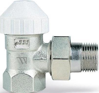 Productafbeelding Watts Csslr Plus type 1 radiatorkraan ½" vinkelløbende med ABS kappe. m30x1,5