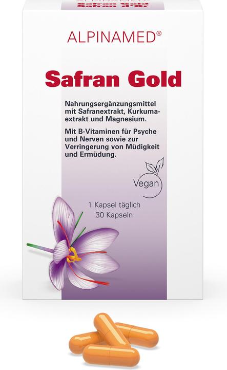 Produktbild Alpinamed Safran (30 Stück, Kapseln, 100 g)