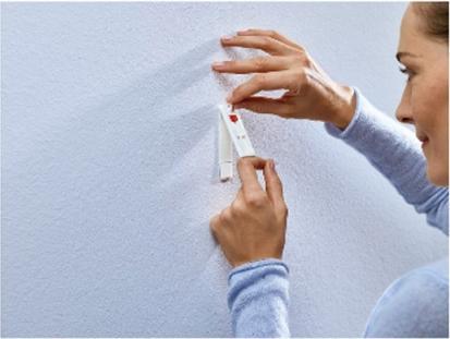 Actual product image tesa Adhesive nail for wallpaper & plaster, 2kg holding power, height-adjustable