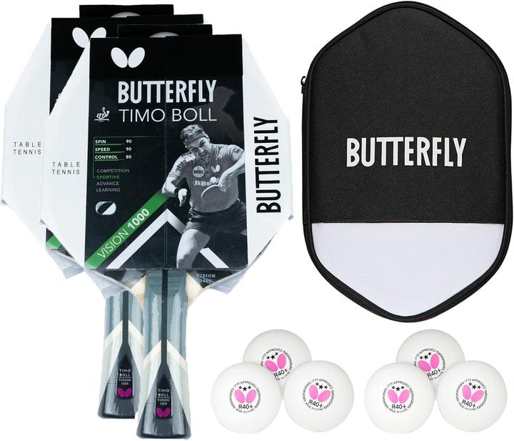 Butterfly Timo Boll Vision 1000 Tischtennisschläger-Set