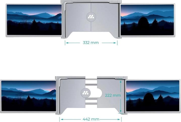 Produktbild Misura Tragbare LCD-Monitore 15" one cable - 3M1500S1 (1920 x 1080 Pixel, 15")
