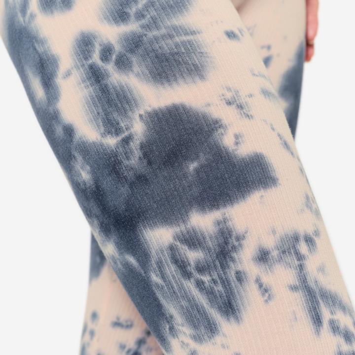 Image du produit Domyos Leggings Damen hohe Taille - rosa/blau (L)