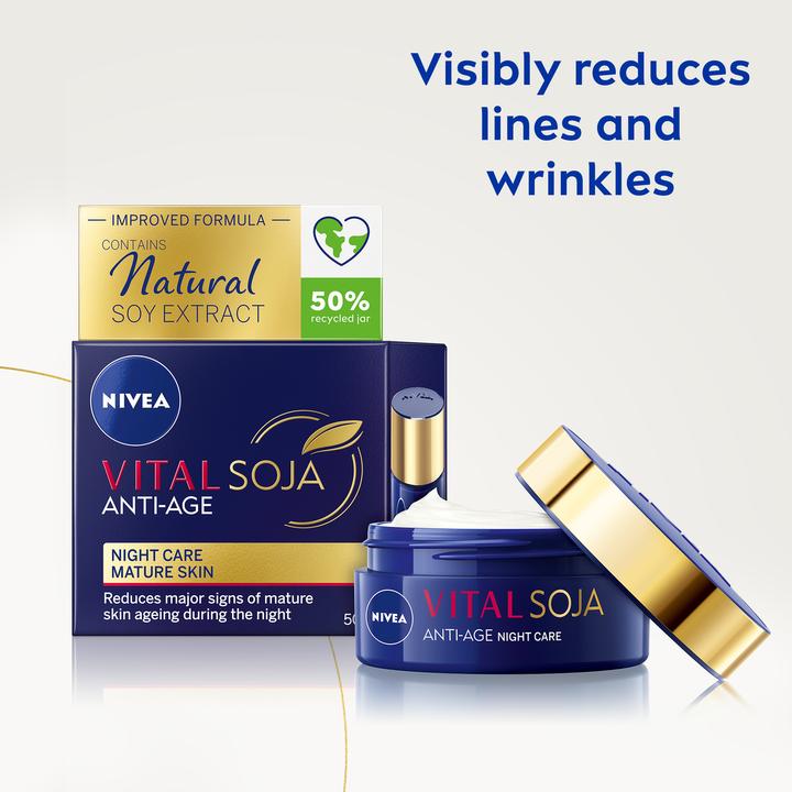 Immagine prodotto NIVEA Soia Vitale Anti-Età (50 ml, Crema notte)
