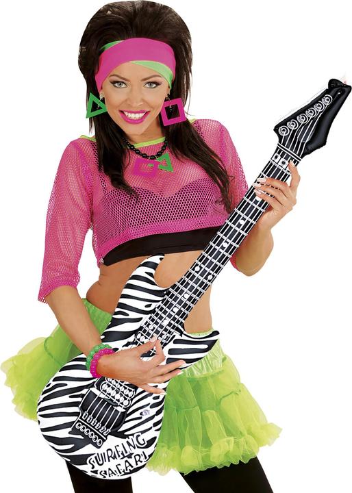 Produktbild Widmann Aufblasbare Gitarre In Zebramuster 105 cm (One Size)