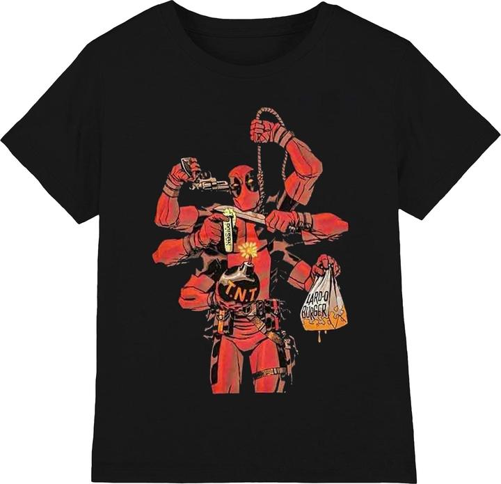 Actual product image Deadpool Unisex Adult Arms T-Shirt (S)