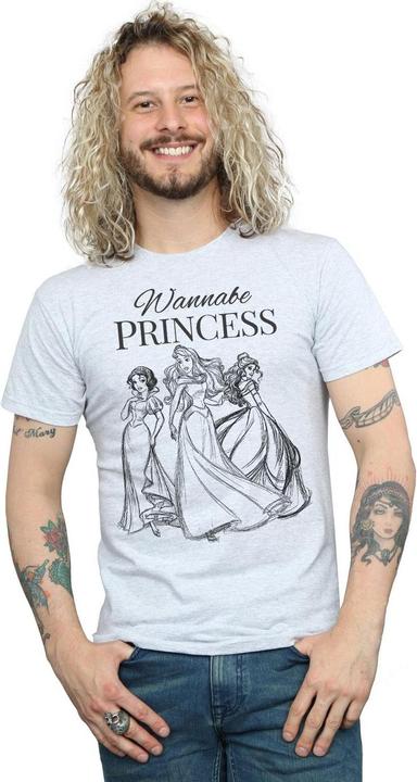 Immagine prodotto Disney Princess Wannabe Princess Maglietta Uomo (M)