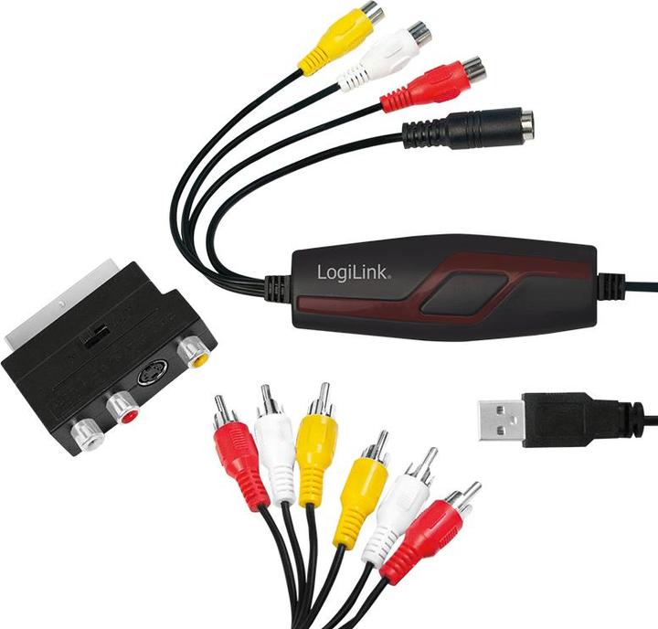 Image du produit LogiLink Carte d'acquisition vidéo/audio (USB 2.0, signal TV analogique)