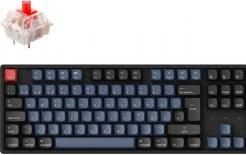 Actual product image Keychron K8 Pro (black/blue, DE layout, Gateron G Pro Red, hot-swap, aluminium frame, RGB, PBT) (DE, Wireless)