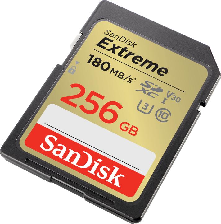 Image du produit SanDisk Extreme (256 Go, SDXC, U3, UHS-I)
