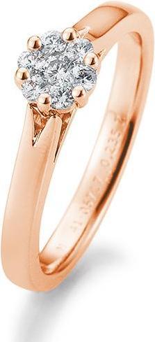 Produktbild Breuning Verlobungsring Flower (54, 585/14 K Gold)