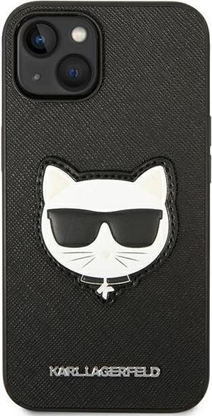 Immagine prodotto Karl Lagerfeld Custodia rigida Choupette Head nera, per iPhone 14, KLHCP14SSAPCHK (Apple iPhone 14)
