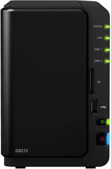 Produktbild Synology DS212, NAS DiskStation mit 2x 3TB WD ECO (2 x 3 TB)