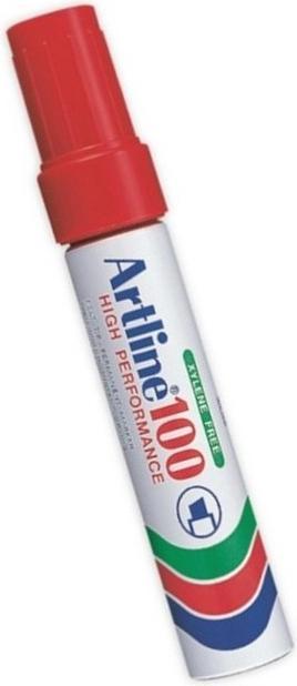 Actual product image Artline EK-100, Red, Chisel tip, Multicolour, Aluminium, Bold, 1.2 cm (Multicoloured, 12 mm)