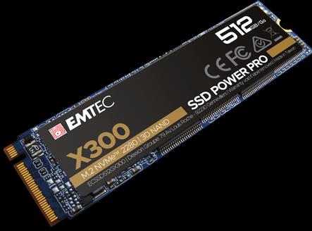 Image du produit Emtec Power Pro X300 (512 Go, M.2 2280)