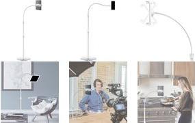 Produktbild LogiLink Standfuss mit Schwanenhals (12.90")
