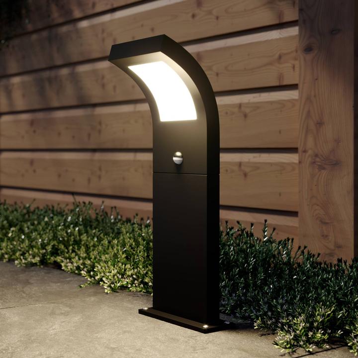 Image du produit Arcchio Advik lampe de jardin extérieure avec capteur H60 Graphite (760 lm, IP54)