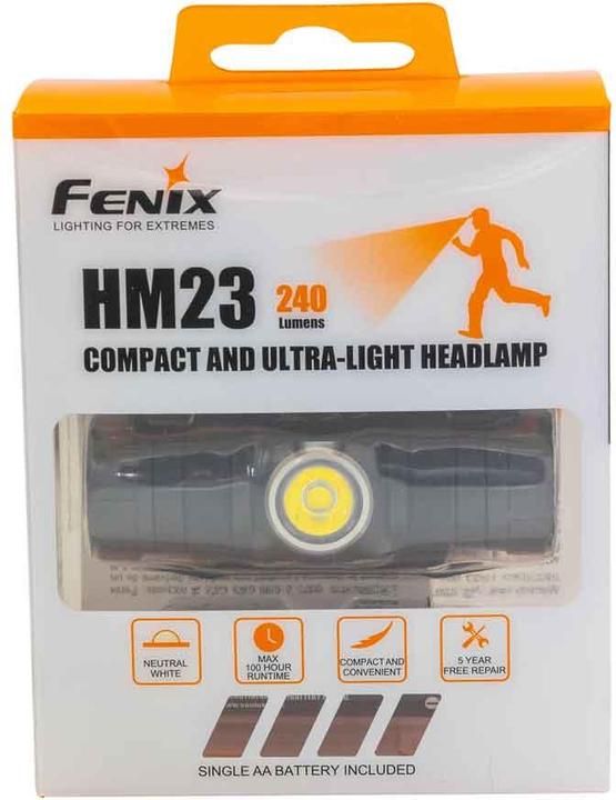 Produktbild Fenix Stirnlampe HM23 Grau Schwarz (240 lm)
