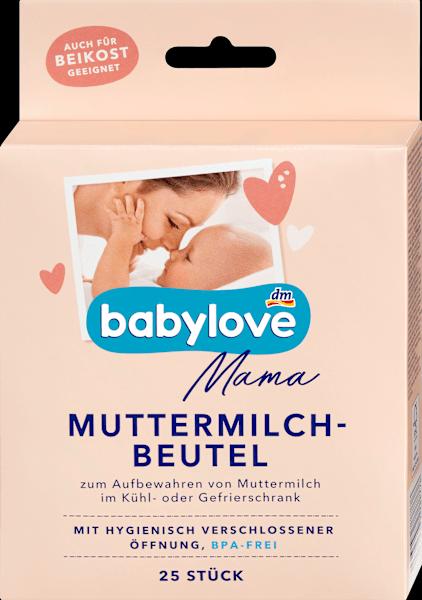 Actual product image dm babylove mama breast milk bag