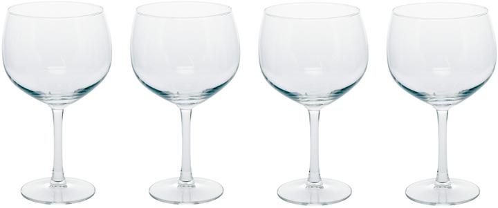 Furber Gin Glas 650 ml, 4 Stück, Transparent, Material (6.50 dl, 4 x, Gin Gläser)