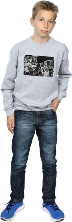 Actual product image AC/DC Boys Badges And Posters Collection Sweatshirt (128)