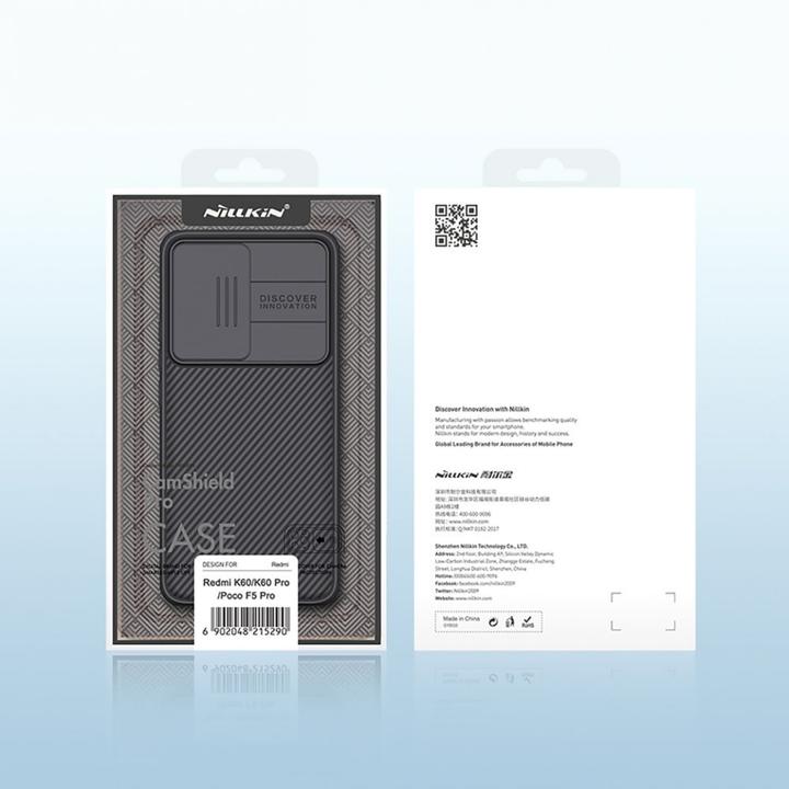 Immagine prodotto Nillkin CamShield PRO Custodia rigida per Poco F5 Pro 5G Nero (Oppo Reno 5 Pro 5G)