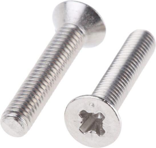 Produktbild Rs Pro ZnPt stl cross csk head screw,M2.5x10mm (100 Schrauben pro Stück)