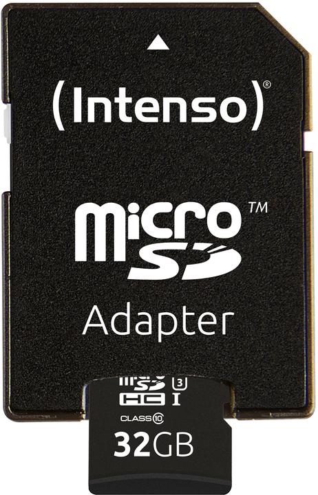 Actual product image Intenso microSD professional (32 GB, microSDHC, U1, UHS-I)