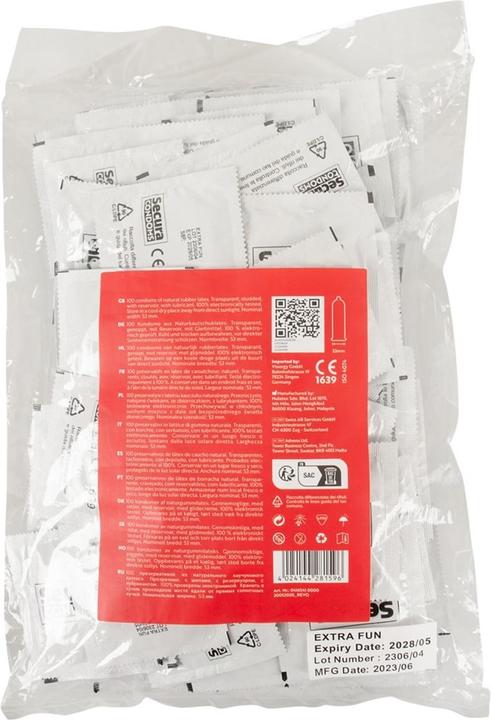 Actual product image Secura Extra Fun 100pcs Bag (100 pcs.)