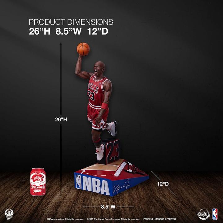 Actual product image PCS NBA Statue 1/4 Michael Jordan 66 cm
