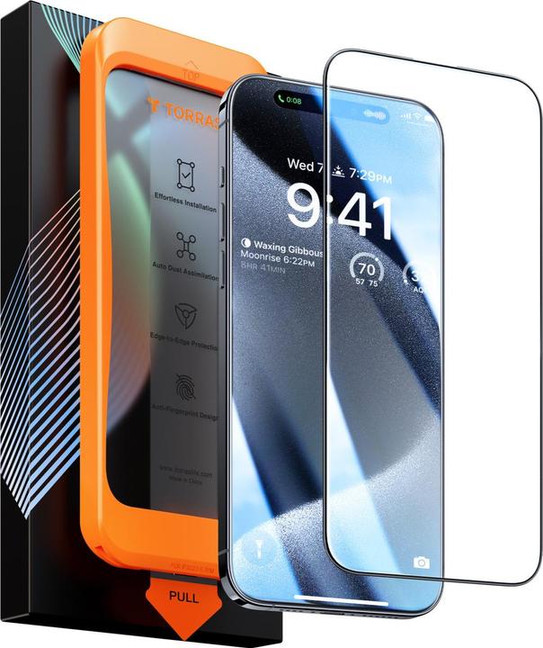 Actual product image Torras Diamond bulletproof glass (1 Piece, Apple iPhone 14 Pro, Apple iPhone 15)
