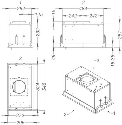 Image du produit NOVY Hood Essence 828 Canopy, efficacité énergétique classe B, plotis 60 cm, 398 m³/h, contrôle mécanique (Hotte à tiroir)