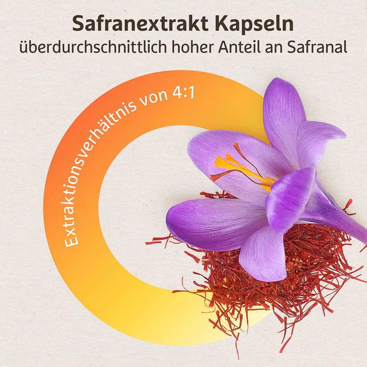 Actual product image Effective Nature Safran Extrakt mit Acerola (180 Piece, Capsules, 180 g)