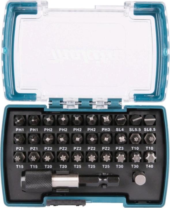 Actual product image Makita SCREWBIT SET 32-PCS (TX, PH, SL, PZ)