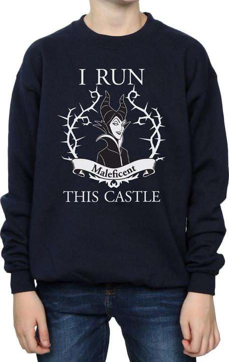 Actual product image Disney Boys Maleficent I Run This Castle Sweatshirt (128)