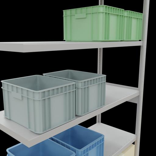 Actual product image Schulte Lagertechnik MULTIplus250 boltless add-on bay system with length bolts