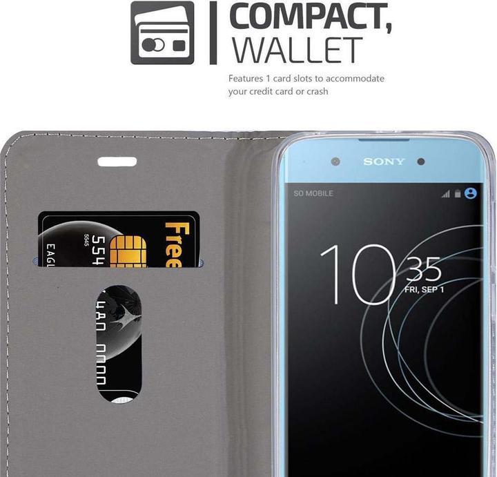 Produktbild Cadorabo Book Jeans Optik Cover (Sony Xperia XA1 Plus)