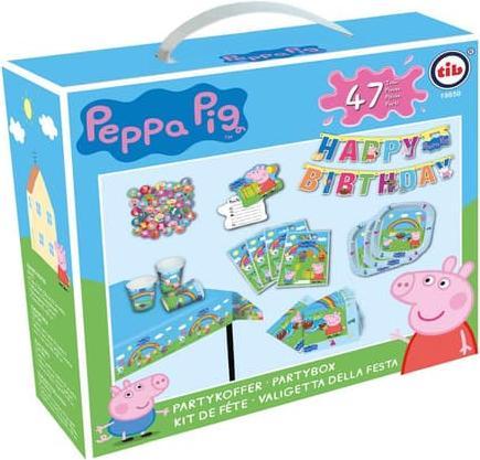 Produktbild Tib Party-Koffer Peppa-Pig 51-tlg.
