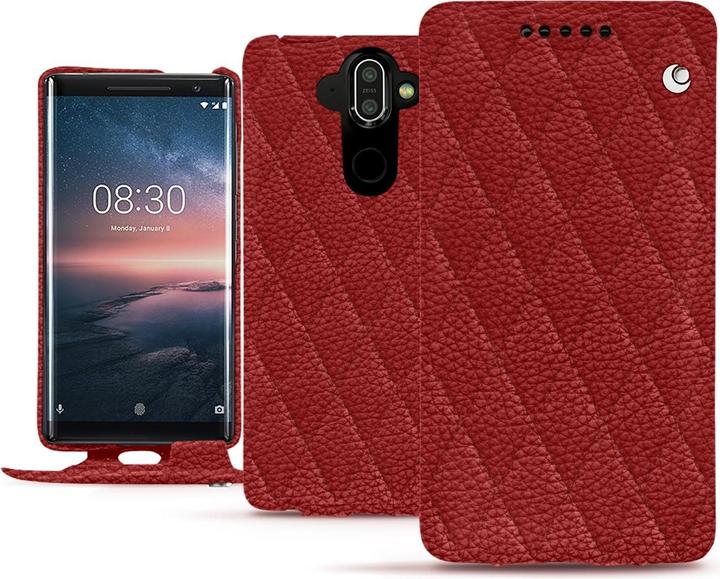 Productafbeelding Noreve Lederen omslag verticaal (Nokia 8 Sirocco)