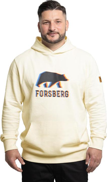 Actual product image Forsberg Hoodie with black Anaglyph logo (3XL)