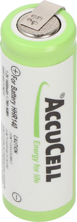 Produktbild AccuCell Akku 4/5AA mit Lötfahne U-Form (1 Stk., 4/5 AA, 1400 mAh)