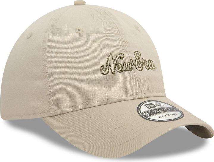 Produktbild New Era 9Twenty Adjustable Cap - BRAND STITCH beige