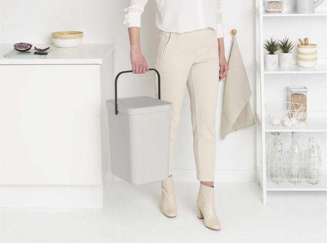 Actual product image Brabantia Sort & Go recycling bin 25 l, light grey (25 l)