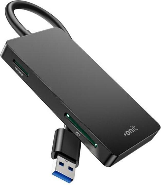 Produktbild Onit Card Reader Extern USB-A 3-in-1 (USB 3.0)