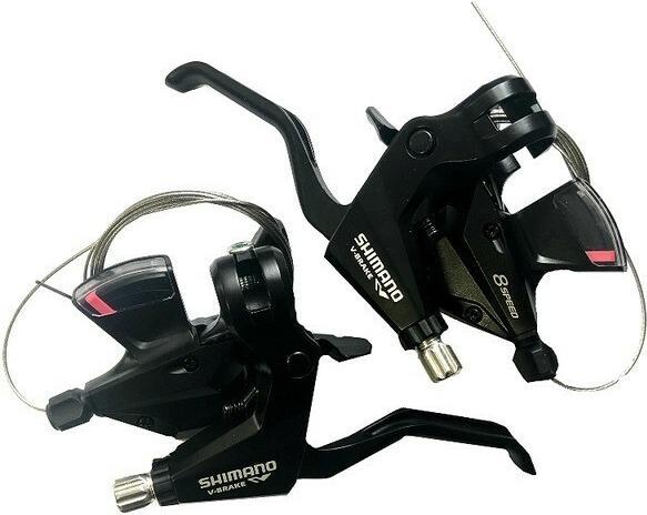 Produktbild Shimano schalthebel- und bremseinheit (für flache lenker) st-m310-8r2