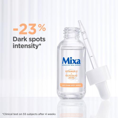 Actual product image Mixa Vitamin C + Glycolic Acid Anti-Dark Spot Serum (30 ml)