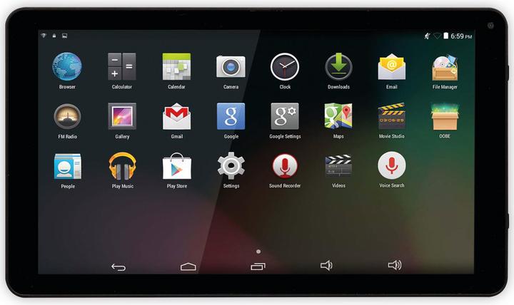 Denver TAQ-10463 / tablet Quad Core da 10 pollici con Android 10 /2 GB di RAM / 16 GB / Zwart (10", 16 GB, Nero)