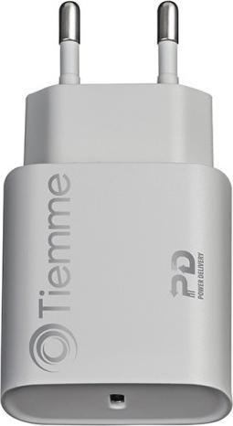 Produktbild Tiemme Chargeur secteur 1 port USB-C 20W (Blanc)