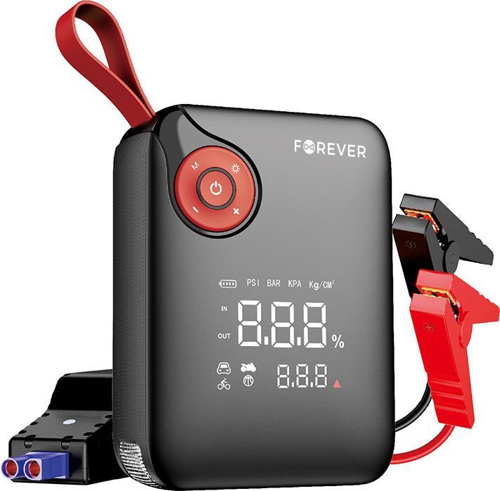 Immagine prodotto Forever avviatore di emergenza 4in1 JS-400 7200mAh nero-rosso (600 A, 7200 mAh)