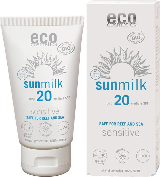 Eco Cosmetics Sonnenmilch LSF 20 sensitiv (Sonnenmilch, SPF 20, 75 ml)